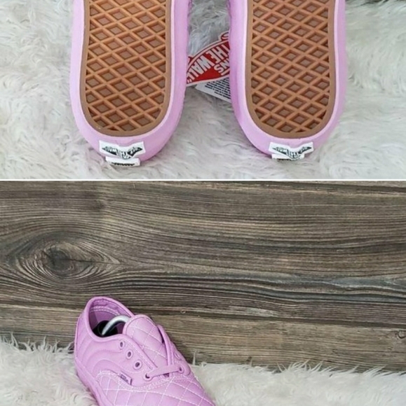 New Vans Authentic Open Ceremony Quilted Orchid Purple Sneakers - Picture 3 of 4